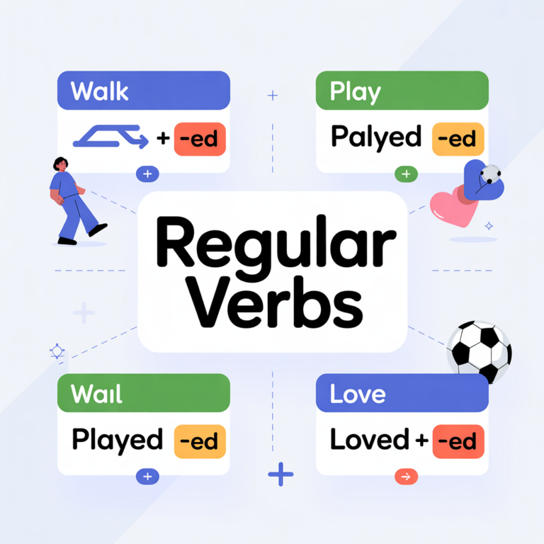 What Is a Regular Verb? Definition, Rules, and Examples
